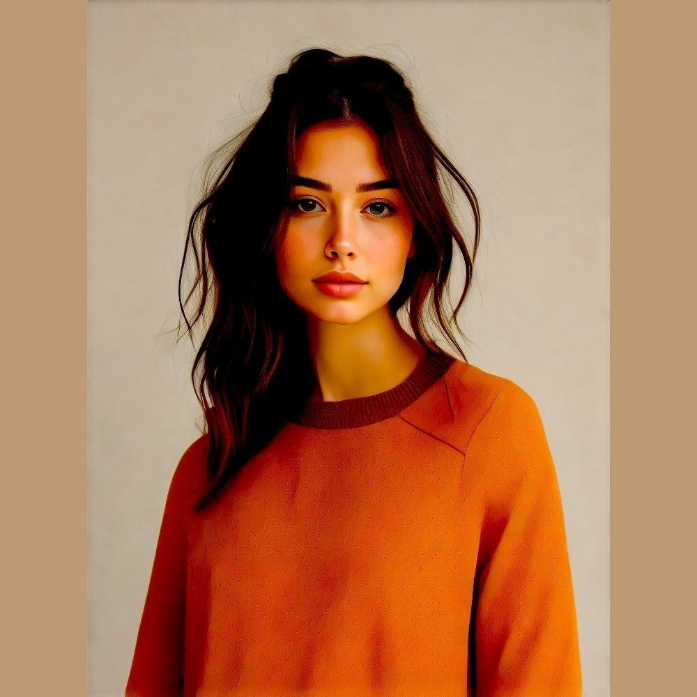 Gabriel Levy Vintage Suede Pullover 70s Sweater